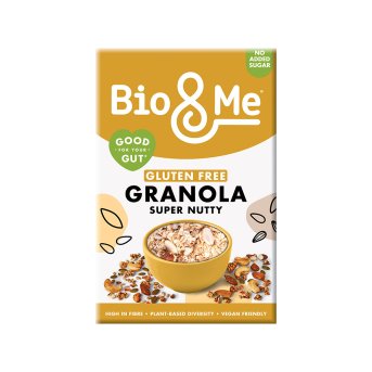 Super Nutty (was Cashew & Almond) Gluten-free Granola Bio & Me 5x350g Super Nutty (was Cashew & Almond) Gluten-free Granola Bio & Me 5x350g