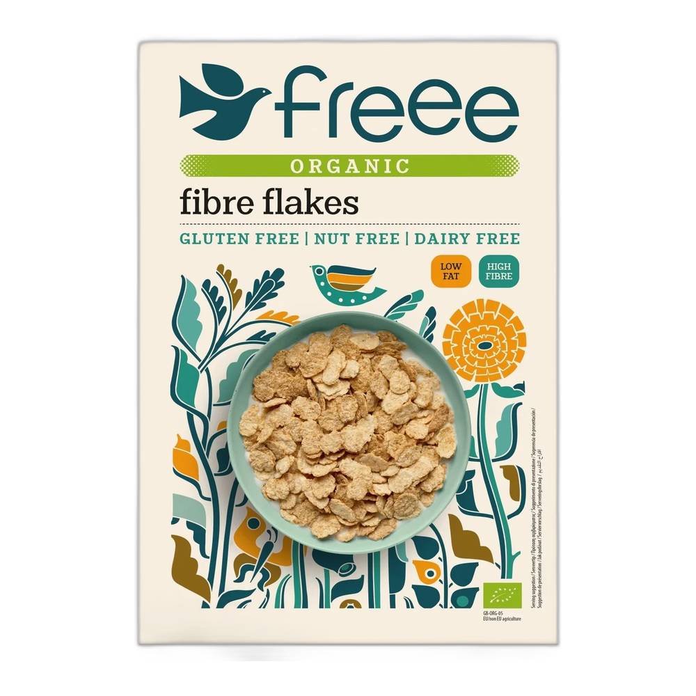 Organic Fibre Flakes Freee from Doves Farm 5x375g Organic Fibre Flakes Freee from Doves Farm 5x375g