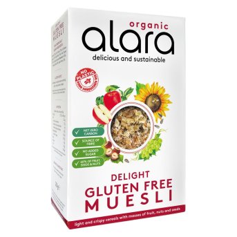 Organic Gluten-free Delight Muesli Alara 6x250g Organic Gluten-free Delight Muesli Alara 6x250g