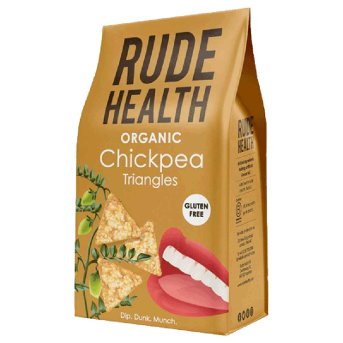 Organic Chickpea Triangles Rude Health 80g