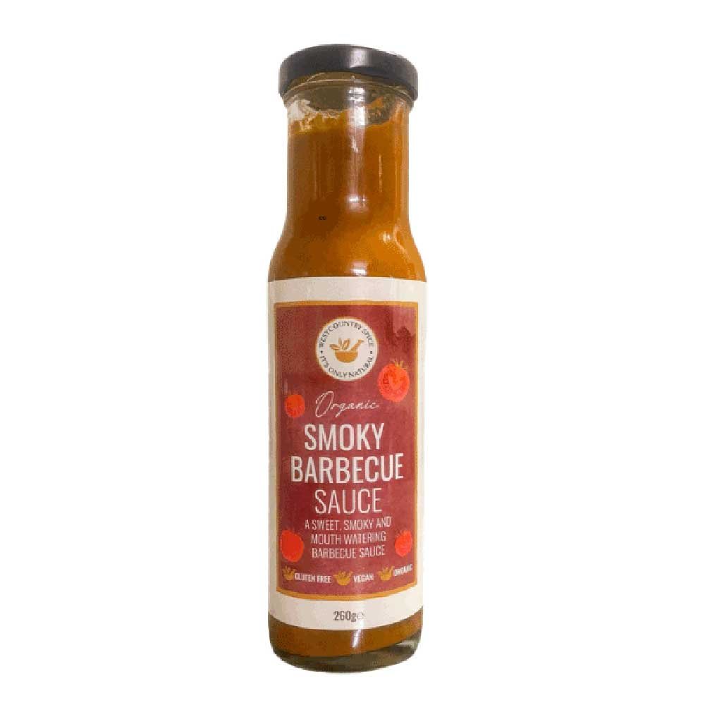 Organic Smoky BBQ Sauce - gluten-free Westcountry Spice 150m