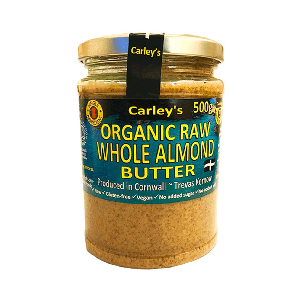 Organic Large Raw Whole Almond Butter Carley's 500g Organic Large Raw Whole Almond Butter Carley's 500g
