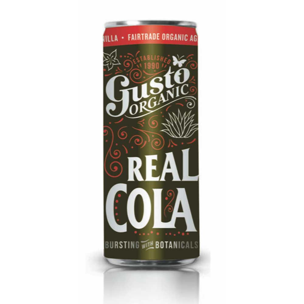 Organic Gusto Real Cola Gusto 24x250ml Organic Gusto Real Cola Gusto 24x250ml