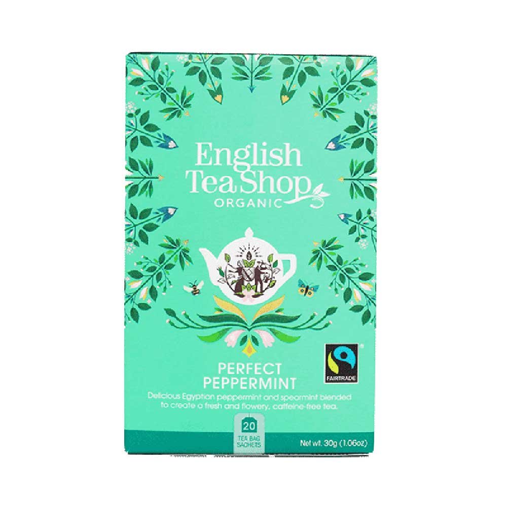 Organic Perfect Peppermint - FT - Tea Bags English Tea Shop 