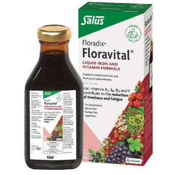 Floravital - liquid iron & vitamins YF GF VG Floradix 250ml Floravital - liquid iron & vitamins YF GF VG Floradix 250ml