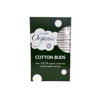 Organic Cotton Wool Buds Simply Gentle 200pack Organic Cotton Wool Buds Simply Gentle 200pack
