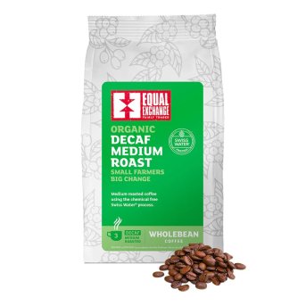 Organic Coffee Beans - decaffeinated - 3 Equal Exchange 8x200g Organic Coffee Beans - decaffeinated - 3 Equal Exchange 8x200g