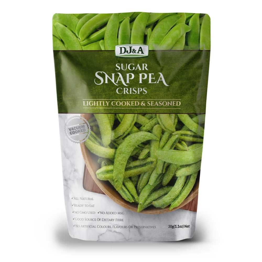 Sugar Snap Pea Crisps DJ&A 30g Sugar Snap Pea Crisps DJ&A 30g