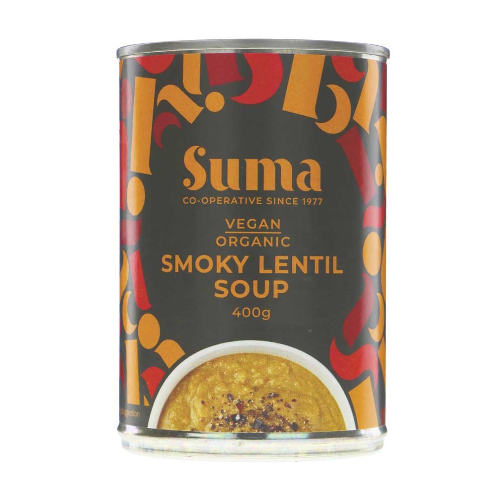 Organic Smoky Lentil Soup Suma 12x400g