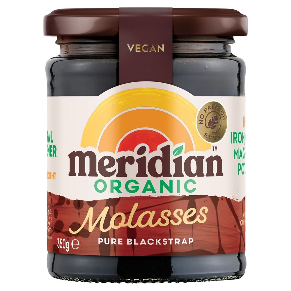 Organic Blackstrap Molasses - Fair Trade Meridian 6x350g