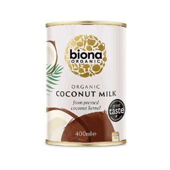 Organic Coconut Milk (17% fat) - large Biona 400ml