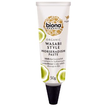 Organic Wasabi-style horseradish paste - tubes Biona 50g
