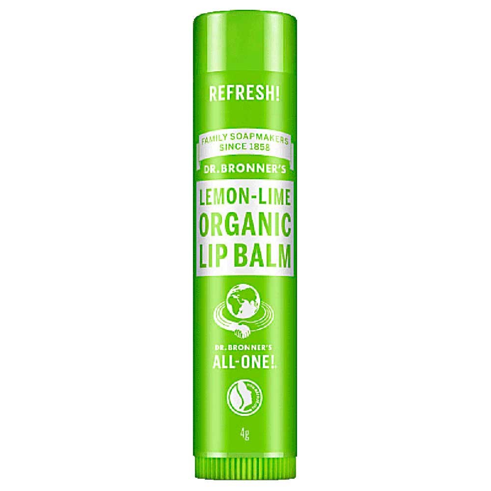 Organic Lemon Lime Lip Balm Dr. Bronner 4g