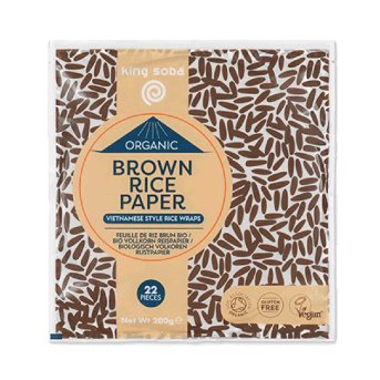 Organic Brown Rice Paper King Soba 200g Organic Brown Rice Paper King Soba 200g