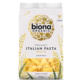 Organic White Rigatoni Biona 12x500g Organic White Rigatoni Biona 12x500g