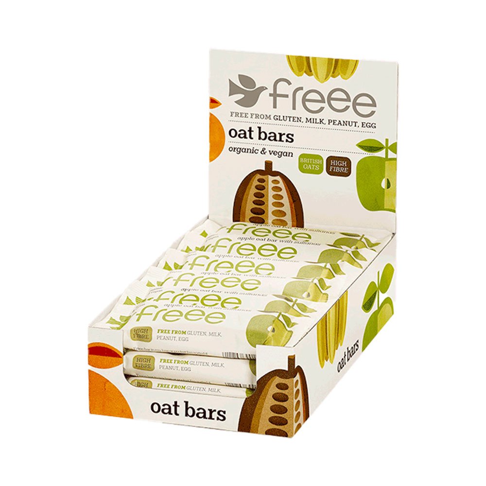 Organic Multipack Apricot Oat Bar with Chia Freee from Doves Farm 4x35g