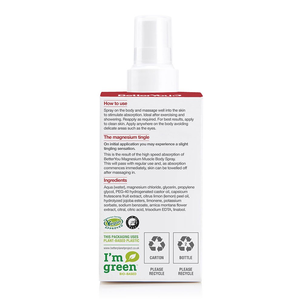 Magnesium Muscle Body Spray BetterYou 100ml