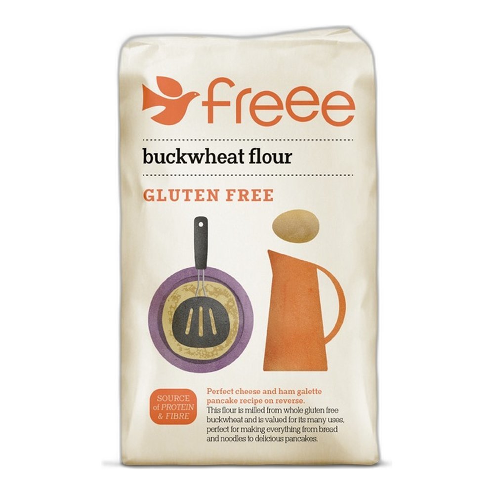 Wholegrain Buckwheat Flour - gluten-free Freee from Doves Farm 5x1kg