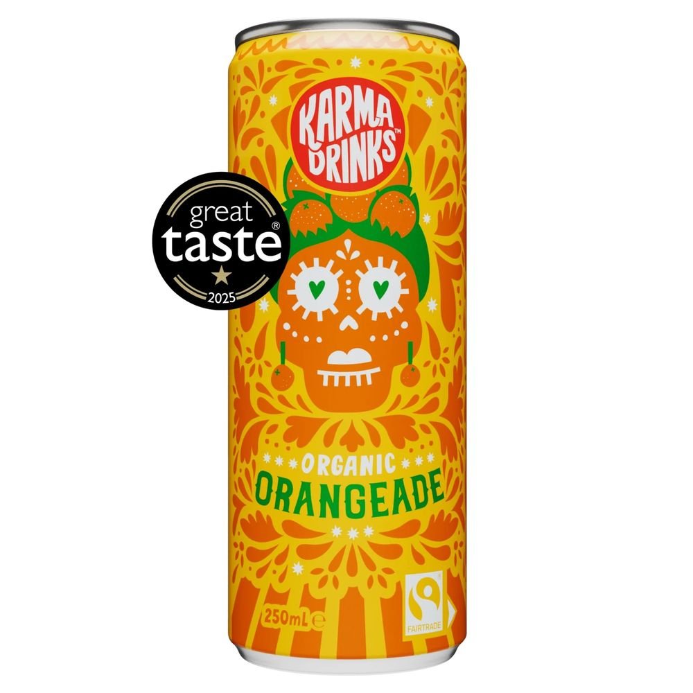 Organic Orangeade - can Karma Drinks 24x250ml