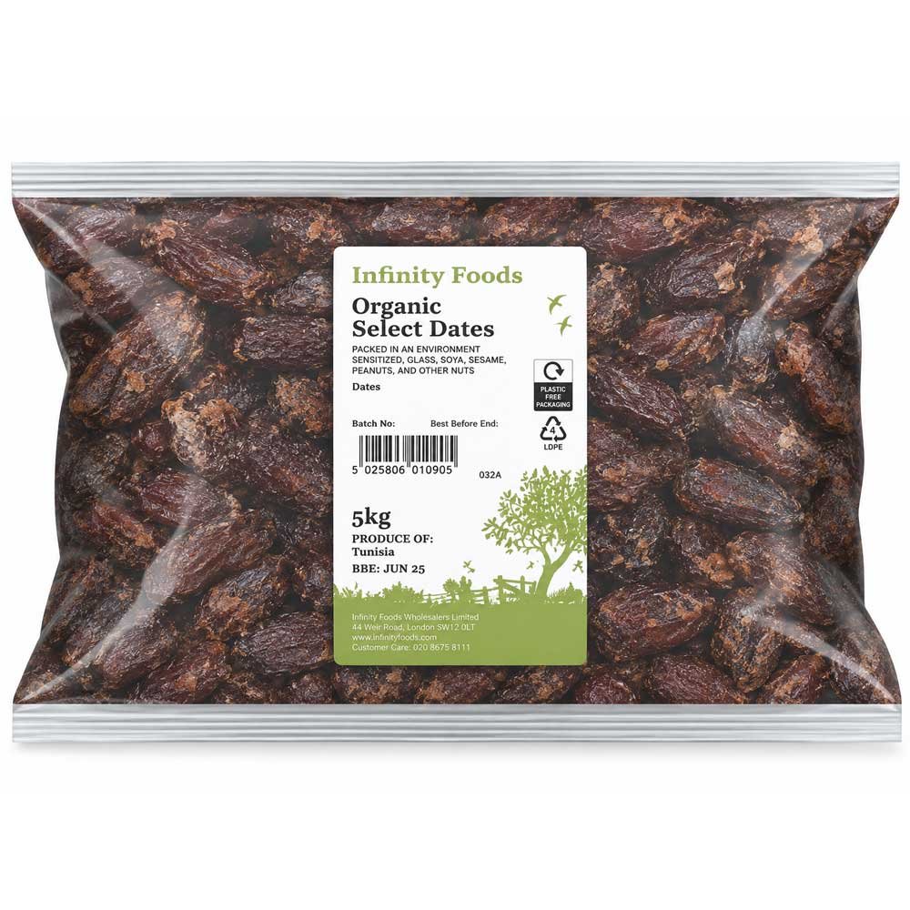 Organic Dates Select - Pitted Infinity Foods 5kg