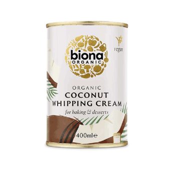 Organic Coconut Whipping Cream Biona 400ml Organic Coconut Whipping Cream Biona 400ml
