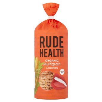 Organic Multigrain Crackers Rude Health 8x100g Organic Multigrain Crackers Rude Health 8x100g
