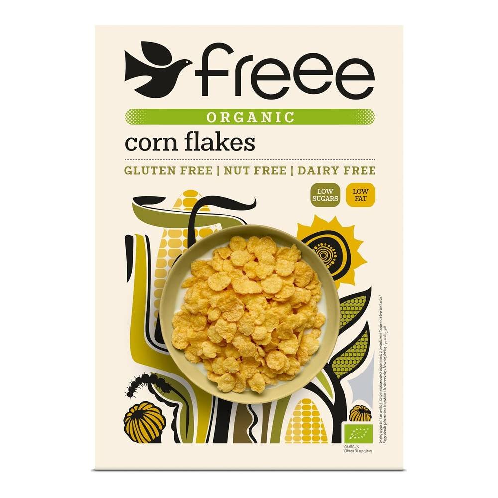 Organic Cornflakes Freee from Doves Farm 5x325g Organic Cornflakes Freee from Doves Farm 5x325g