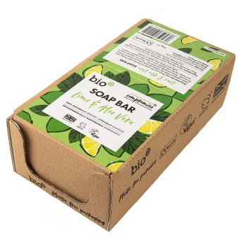 Lime & Aloe Vera Naked Soap Bar Bio-D 6x90g