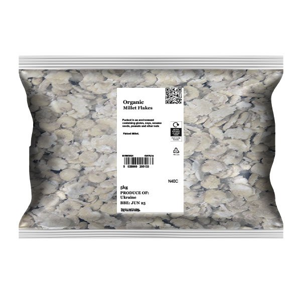Organic Millet Flakes Infinity Foods 5kg