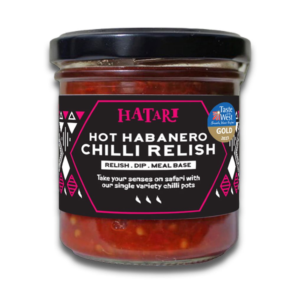 Hot Habanero Chilli Relish Hatari 130g