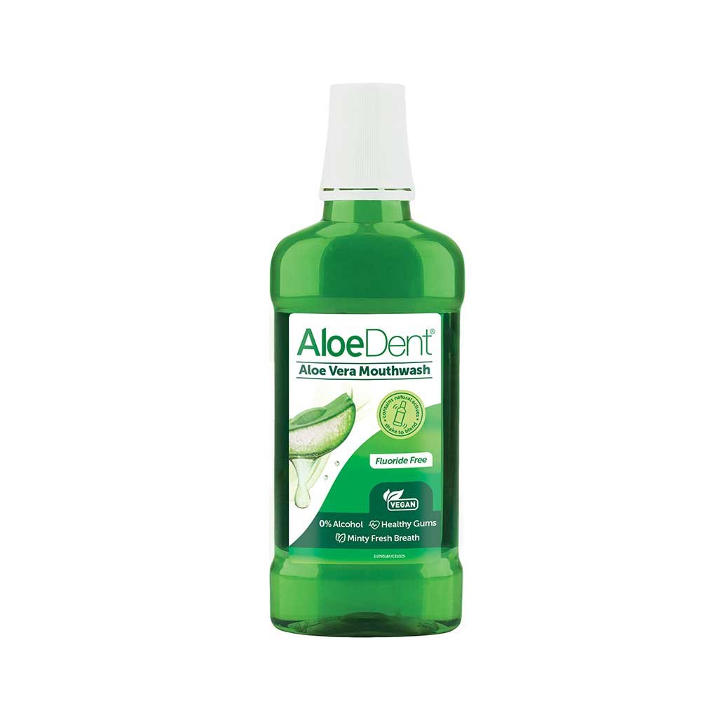 Mouthwash - fluoride-free Aloe Dent 6x500ml