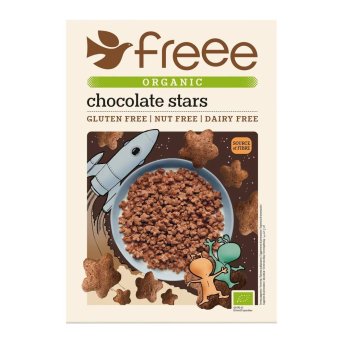 Organic Chocolate Stars Freee from Doves Farm 5x300g