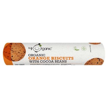 Organic Orange Biscuits with Cocoa Beans Mr Organic 250g