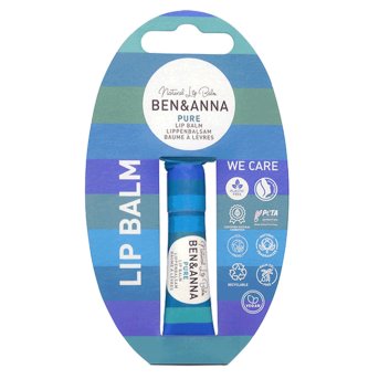 Organic Lip Balm Pure Ben & Anna 6g Organic Lip Balm Pure Ben & Anna 6g