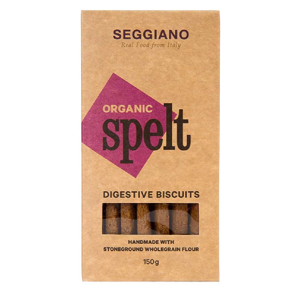 Organic Spelt Digestive Biscuits Seggiano 150g Organic Spelt Digestive Biscuits Seggiano 150g