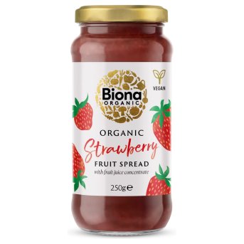 Organic Strawberry Spread Biona 6x250g Organic Strawberry Spread Biona 6x250g