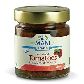 Organic Sun Dried Tomatoes in e.v. Olive Oil Mani 180g