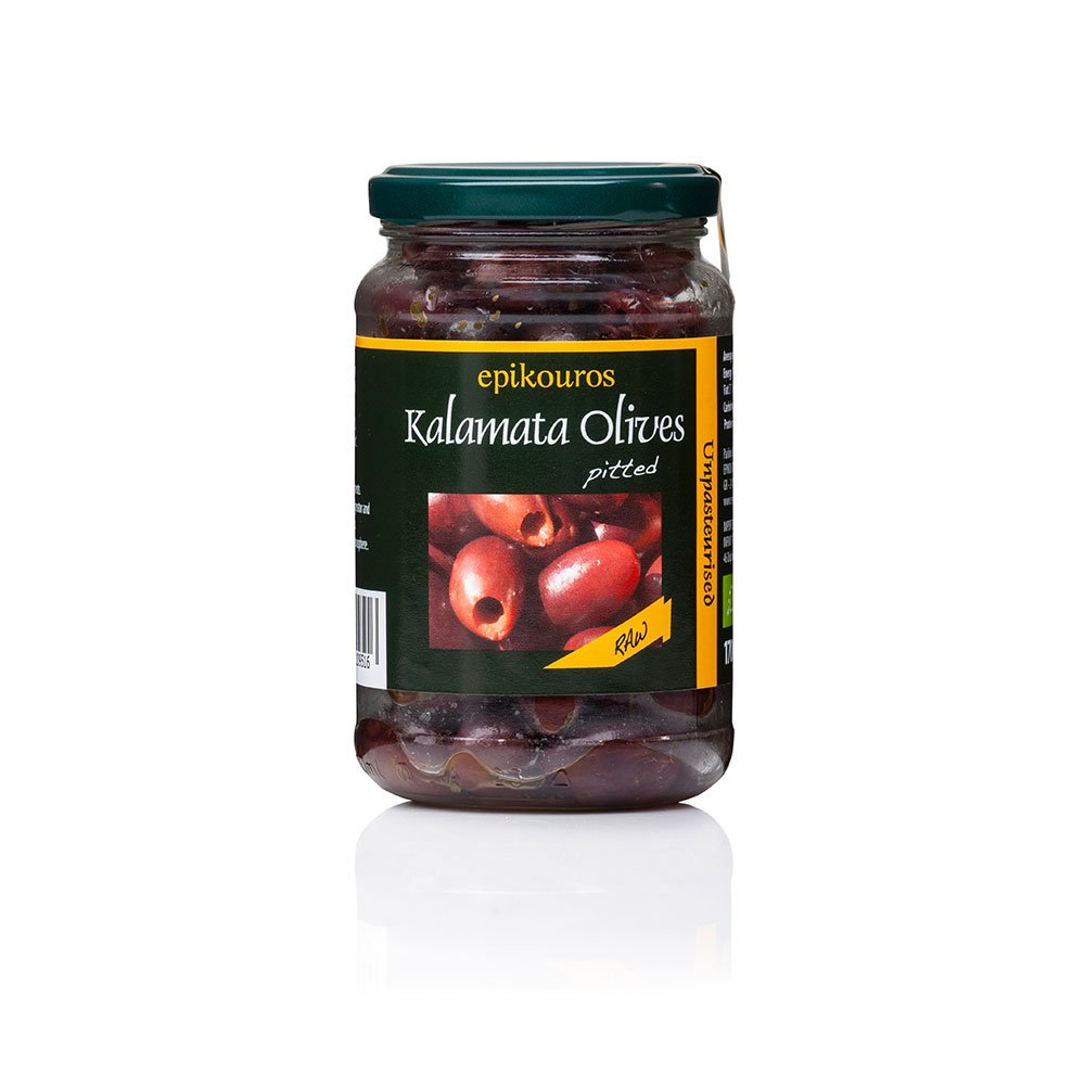 Organic Kalamata Olives Pitted Epikouros 170g