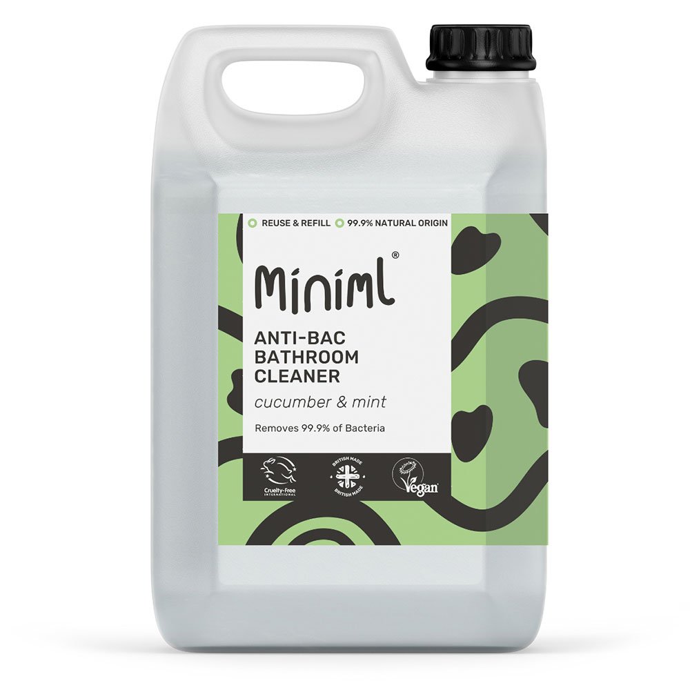 Bathroom Cleaner - Cucumber & Mint Miniml 5l Bathroom Cleaner - Cucumber & Mint Miniml 5l