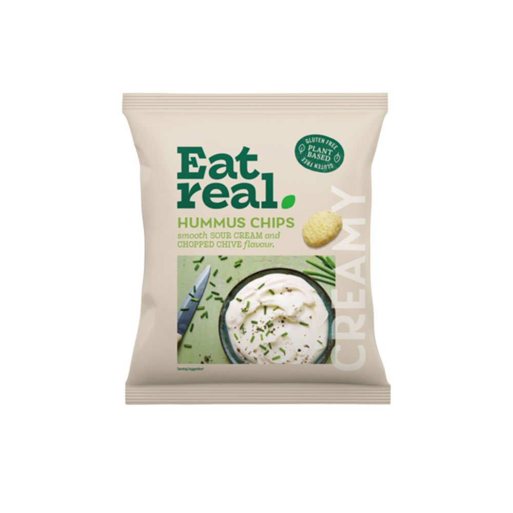 Sour Cream & Chives Hummus Chips Eat Real 45g