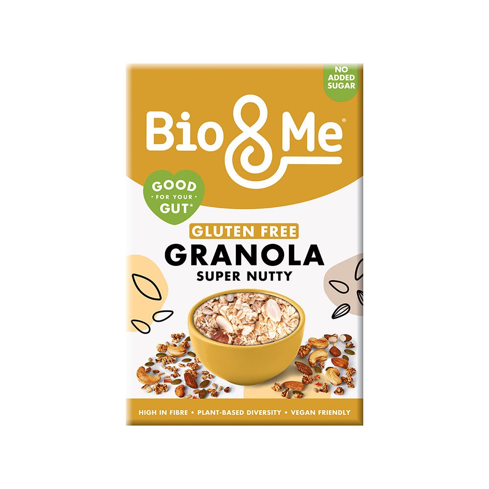 Super Nutty (was Cashew & Almond) Gluten-free Granola Bio & Me 5x350g Super Nutty (was Cashew & Almond) Gluten-free Granola Bio & Me 5x350g