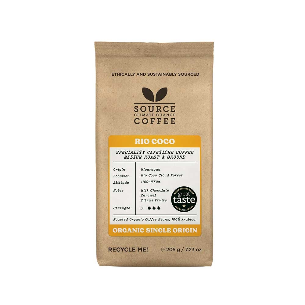 Organic Rio Coco Nicaragua R&G - 3 Source 6x205g Organic Rio Coco Nicaragua R&G - 3 Source 6x205g