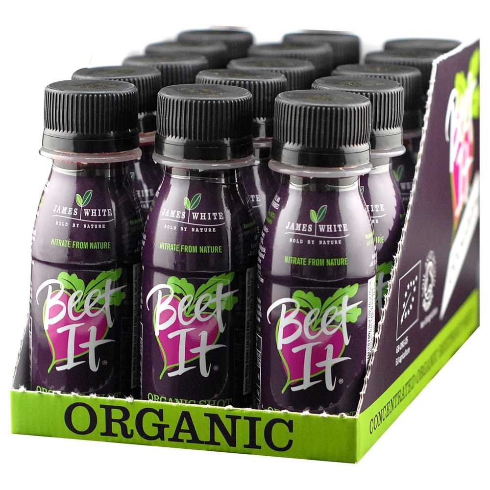Organic Beet It - Shot - conc. beetroot juice - plastic James White 15x70ml Organic Beet It - Shot - conc. beetroot juice - plastic James White 15x70ml