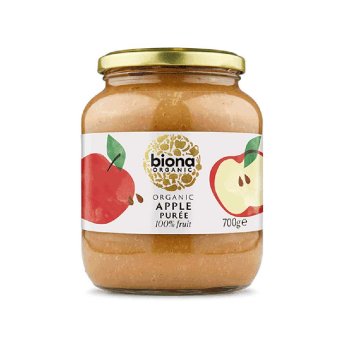 Organic Large Apple Purée - jar Biona 700g