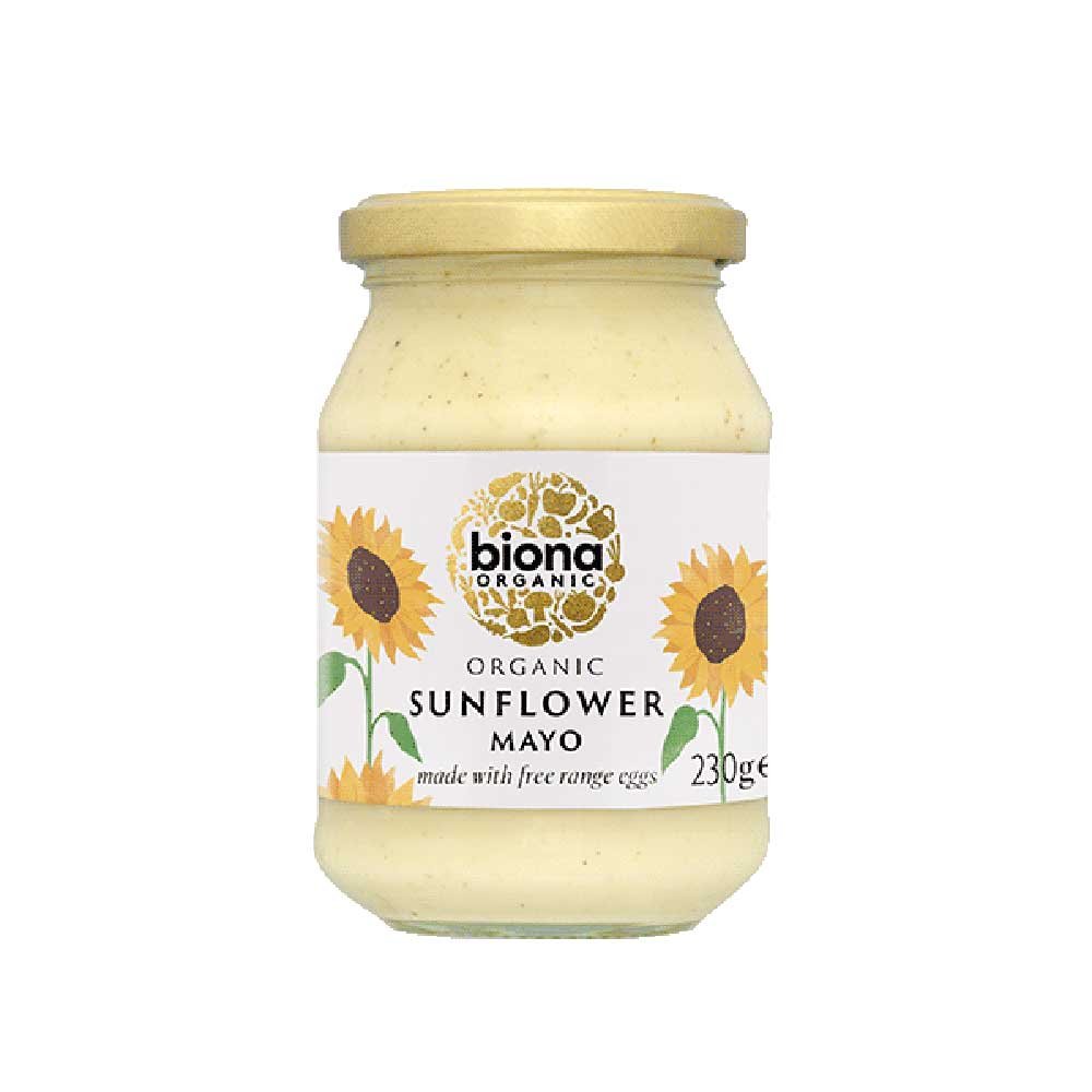 Organic Mayonnaise Sunflower Oil - jar Biona 230g Organic Mayonnaise Sunflower Oil - jar Biona 230g