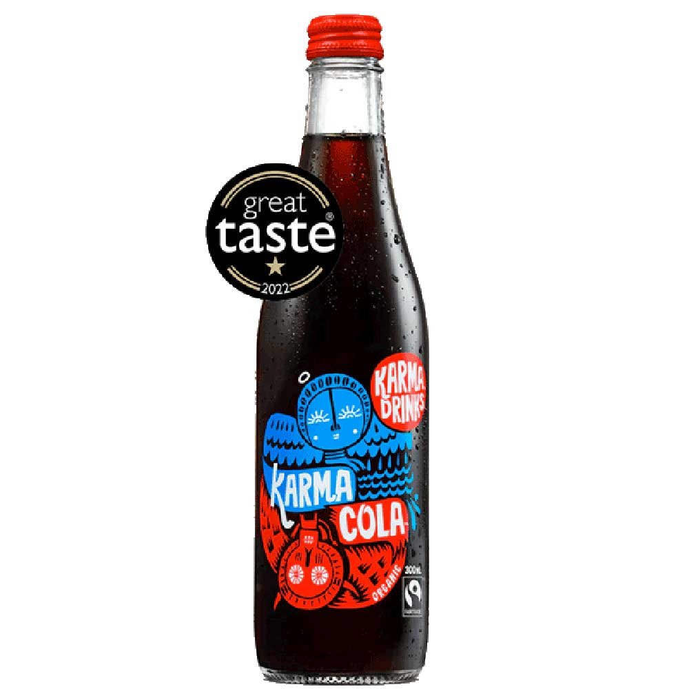 Organic Karma Cola - bottle Karma Drinks 300ml Organic Karma Cola - bottle Karma Drinks 300ml