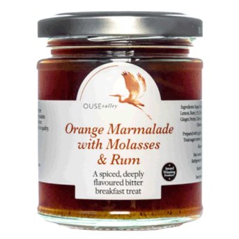 Orange Marmalade with Molasses & Rum Ouse Valley 227g Orange Marmalade with Molasses & Rum Ouse Valley 227g