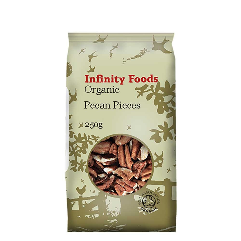 Organic Pecan Pieces Infinity Foods 250g Organic Pecan Pieces Infinity Foods 250g