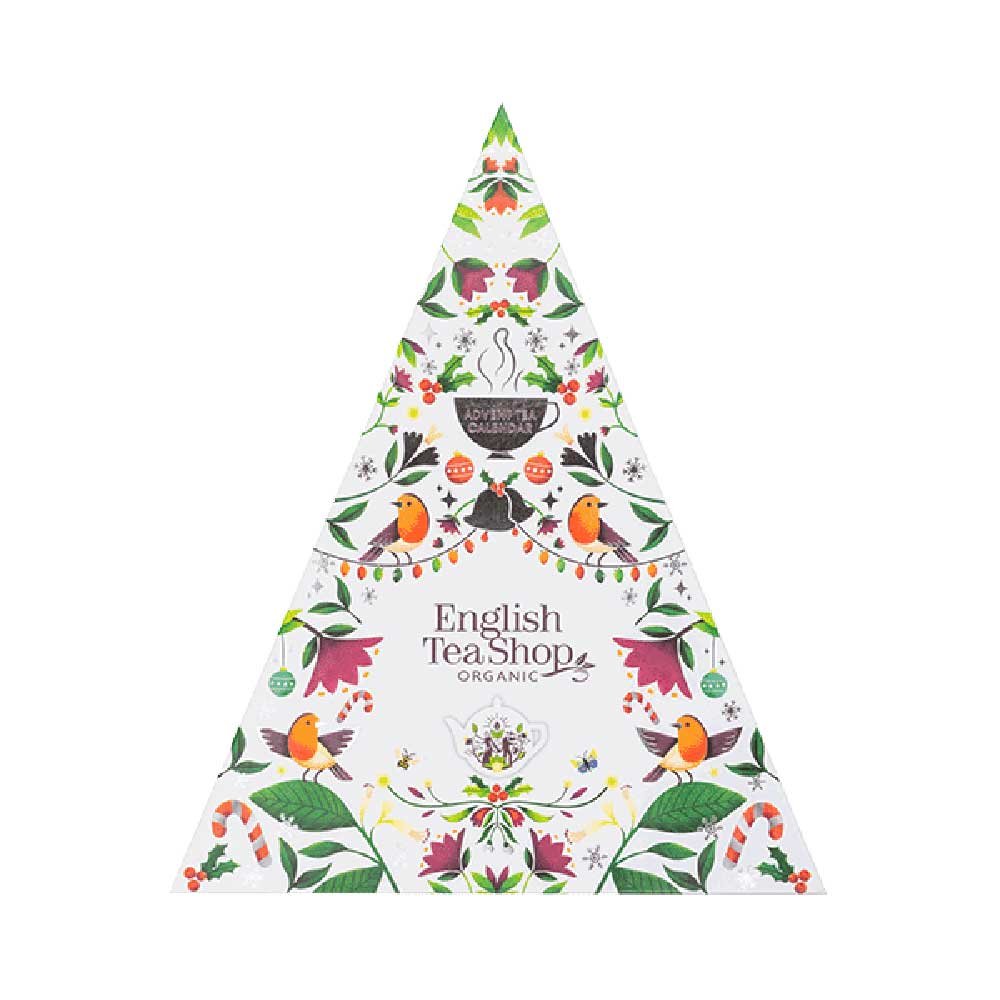 Organic Advent Calendar Triangular - green English Tea Shop 
