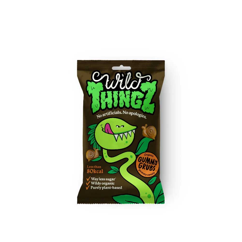 Organic Wild Thingz - Gummy Grubs treat bag Wild Thingz 25g Organic Wild Thingz - Gummy Grubs treat bag Wild Thingz 25g